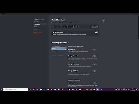 How To Edit Channel Permission On Discord