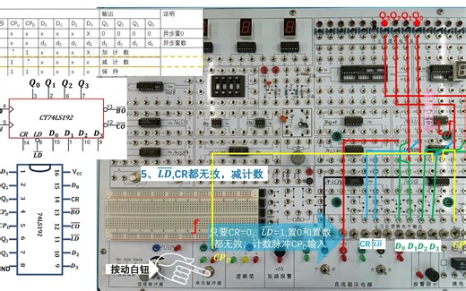 (数字电子)集成十进制加、减计数器CT74LS192