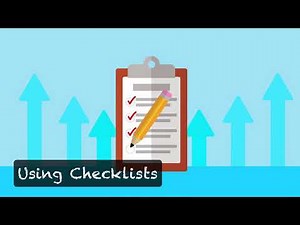 Checklists for SETUP Reduction