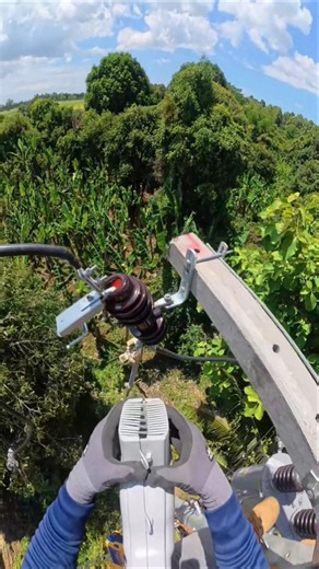 😱 Watch Linemen Install a Drop-Out Fuse Cover! ⚡#FuseCover #Lineman #PowerLines #UtilityWork #usa