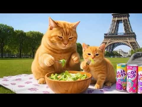 Cat Mom Farming with Backhoe & Tractor! 🚜 Harvesting Black Grapes