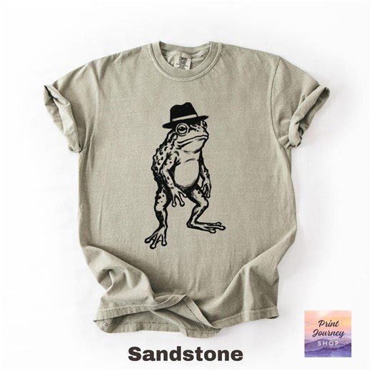 Frog T-shirt, Funny Frog Tee, Dapper Frog, Toad Shirt, Animal T Shirt, Graphic T-shirt - Etsy