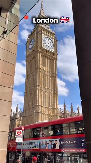 Big Ben London 🇬🇧 | Stunning Westminster Views | 4K Shorts