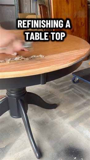 Refinishing a tabletop using Fiddes Ultra Raw Hard Wax Oil #diy #upcyle #sustainableliving