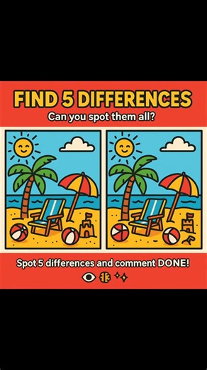 Spot all 5 differences if you can! 🔍⚡ Ye puzzle dekh kar sab confuse ho jate hain 😅 Agar tumne solve kar liya… you’re a legend! 👑🔥 #FindTheDifference #PuzzleMaster #VisualPuzzle #BrainChallenge #SpotTheDifference | World Of Logic