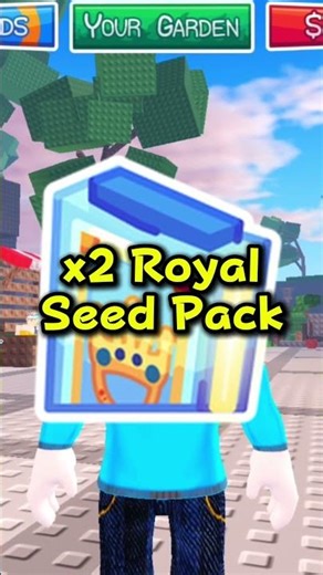 Do This To Get Royal Seed Packs In Garden Horizons! 🏆 #roblox #gardenhorizons