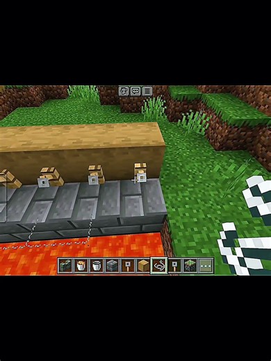 you can walk on lava by minecraft instruments very easily. #ttgamerz# #viral #shorts