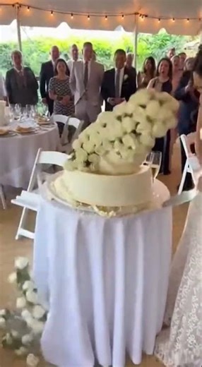 Wedding Cake Disaster 😱 | Shocking Moment Caught on Camera