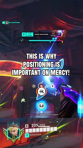 pt 2! — sometimes you dont need insane movement, just awareness 😌#overwatch #overwatch2 #mercymain #mercyoverwatch #overwatchclips
