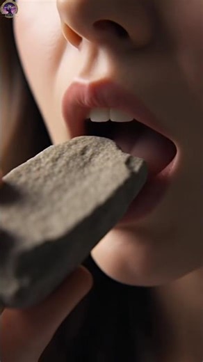 Eating Stone ASMR | Eating Stone Chocolate | Satisfying | Mr ASMR Shorts