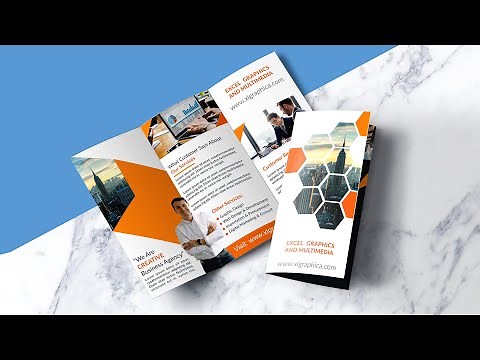 how to design professional corporate brochure in corelDRAW Tutorial