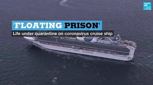 A luxury cruise or a "floating prison"? Passengers of the "Diamond Princess" cruise ship are taking to social media to document life under quarantine | FRANCE 24 English
