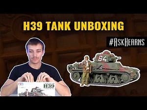 TAMIYA 1/35 French Light Tank H39 | Unboxing & Review | #askhearns