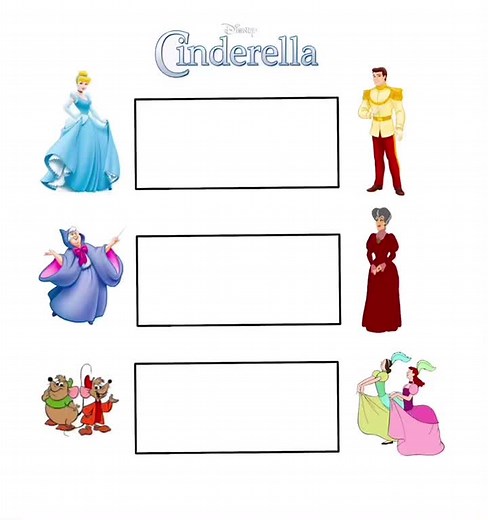 Cinderella Characters Color Mix