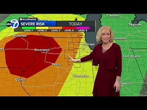 Potentially severe storms forecast for Chicago area Tuesday