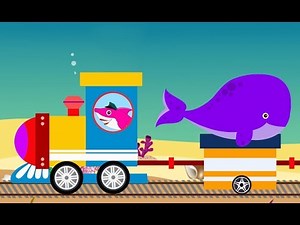 Learn to count numbers | Learn to Count With Baby Shark and Fishes | Train For Kids