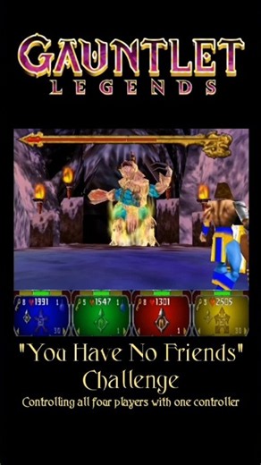 This has gotta be the easiest boss in the game! #gauntletlegends #gamechallenge #shortsgaming