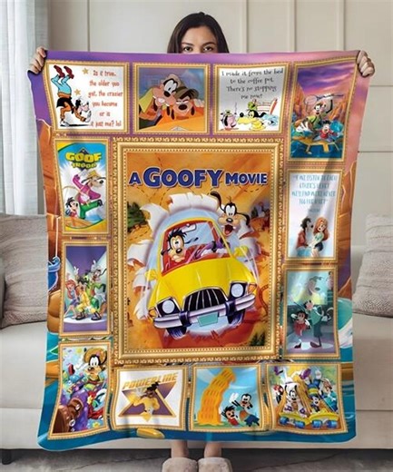 A Goofy Movie Blanket | Goofy Max Goofy Fleece Blanket | Mickey and Friends Blanket | Disneyland Blanket Throw Blanket for Bed Couch Sofa - Etsy