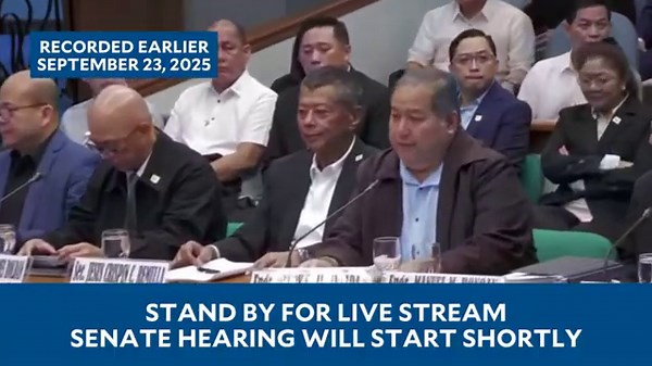 LIVE: Senate blue ribbon panel resumes hearing on anomalous flood control projects | Sept 25
