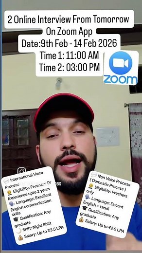 Online Interview From Tomorrow On Zoom Meeting App