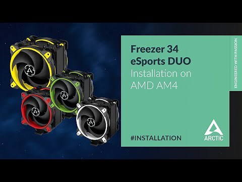 ARCTIC Freezer 34 eSports DUO – Installation on AMD AM4