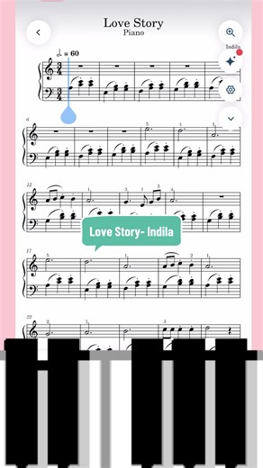 Indila Love Story - Piano Tutorial