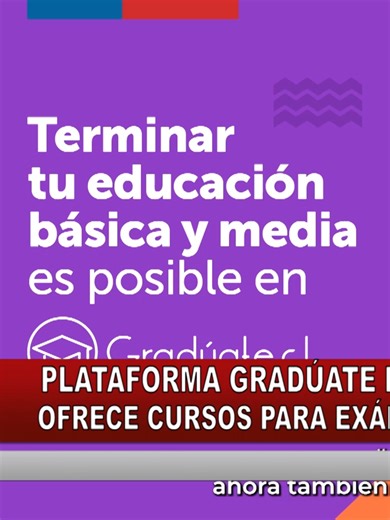 Si necesitas preparar los exámenes libres del Ministerio de Educación, una excelente alternativa es la Plataforma Gradúate de SENCE, 100% gratuita y actualizada con los contenidos necesarios, que te permitirán estudiar a tu propio ritmo, y terminar tus estudios de la enseñanza media. #iquique #noticias #tarapaca