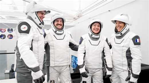 SpaceX shuttle heading for ISS launches Friday morning