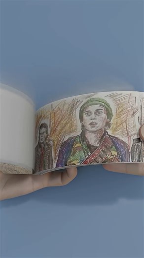 Stranger things final chapter flip book #artwork #viralshorts #strangerthings5 #drawing