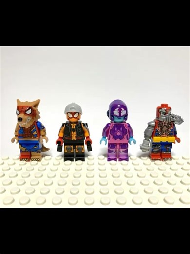 4 Spiders with Spider-Man【LEGO Spider-Verse】