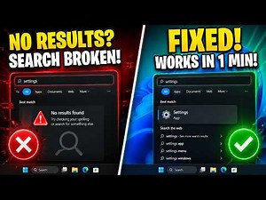 Fix search bar not working in windows 11 / 10 | Fix It in 1 Minute 2026 Guide