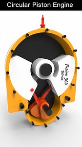 2.1M views · 4.1K reactions | Circular Piston Engine Mechanism #3dcad #solidworks #engine #manufacturing #productdesign #mechanism #machine #engineering #mechanical | Breno Cruz | Facebook