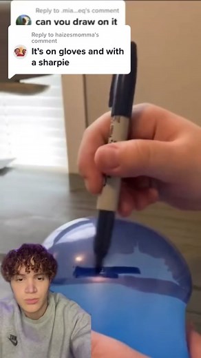 How to Make a Latex Glove Pop with Sharpie