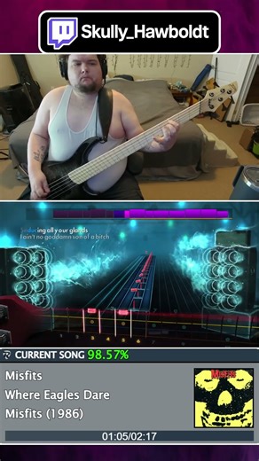 Misfits – Where Eagles Dare | Rocksmith 2014 (Bass Playthrough)