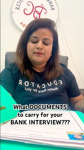 Bank Exam Interview | Documents Required | Amita Nair Lamba