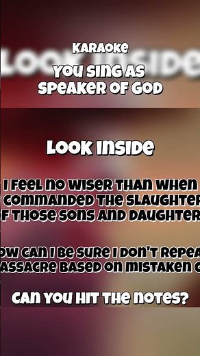 Sing as Speaker of god - Sera's confession #hazbinhotel #karaoke #singing