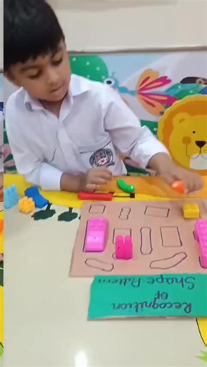 Classes Reception and Play Group activity: Recognition of Shape Pattern | Pepperdine School Extra Care