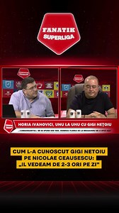 297K views · 5.1K reactions |  Cum l-a cunoscut Gigi Netoiu pe Nicolae Ceausescu: „Il vedeam de 2-3 ori pe zi”  #Fanatik #FanatikRo #FanatikSuperLiga #HoriaIvanovici #GigiNetoiu #NicolaeCeausescu | Horia Ivanovici | Facebook