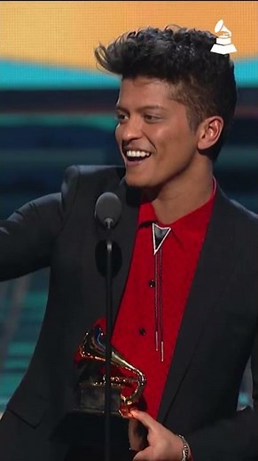 Watch #brunomars Win Best Pop Vocal Album For 'Unorthodox Jukebox' In 2014 | GRAMMY Rewind