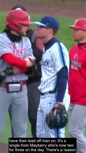 This is the bat control we teach! 🎯 Watch how a Pro Player serves out the tough 1-2 pitch for a clutch base hit, showing the consistent contact that wins games. Text or DM 267-441-6076 | www.mayberrybaseball.com | TRAIN WITH ME 🏆 #MayberryBaseball #EliteBaseballTraining #PhillyBaseball #ProPlayer #SJUBase #RedStorm #BIGEASTbase #NCAABaseball | Mayberry Baseball