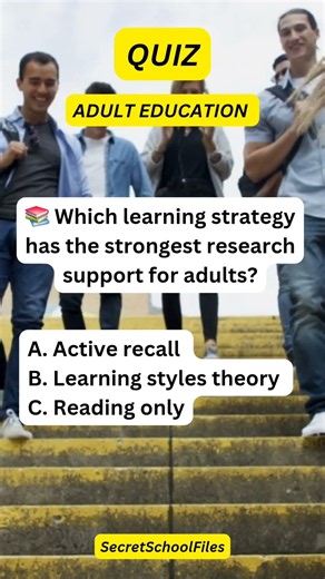 Adult Education Quiz #viralshorts #youtubeshorts #education