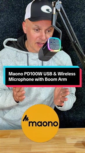 Maono PD100W: Mic for Podcasts, Streaming & Gaming