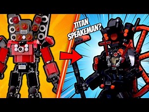 BUILD THE NEW TITAN SPEAKERMAN WITH LEGO!