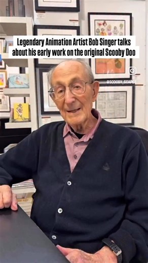 Bob Singer shaped some of the most iconic Hanna-Barbera characters. From The Jetsons to Scooby-Doo, his storyboards, layouts, and character designs brought humor, personality, and motion to life, defining Saturday morning animation for generations. FUN FACT: Singer was such a talented art student that he landed his first job at Hanna-Barbera in 1956 by just showing them ripped-up sketches. Come shop his works at the Chuck Jones Galleries in San Diego, Palm Desert, and Sant Fe, NM. Credit: @scoob