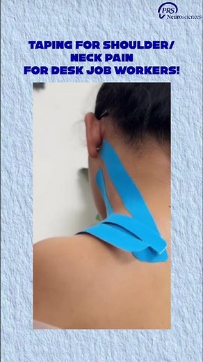 Taping for neck pain
