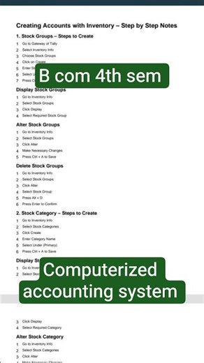 B com 4th sem computer application 4th chapter notes ||