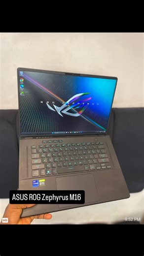 PS|XBOX|NINTENDO|LAPTOPS on Instagram: "ASUS ROG Zephyrus M16 Specs: 12th Generation Intel Core i9-12900H Clocked at 2.5Ghz, Maxboost to 5.0Ghz 14 Cores 20 Logical Processors 24Gb DRR5 Ram 2Tb NVMe Ssd Nvidia GeForce RTX 3070ti 8Gb Dedicated graphics RGB keyboard Light Sharp 2.5K Resolution (2560 × 1600) 165Hz Screen refresh rate 8-bit RGB color (SDR) Excellent battery performance Price: N1,850,000 ________________________ Please Note That all Payment should Be Made to Patappstore NiG Ltd Compan