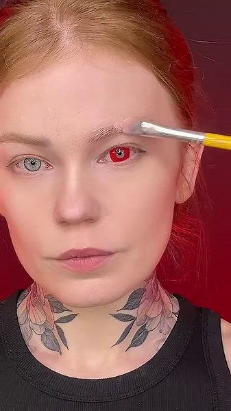 Using Makeup to Transform into The Terminator
