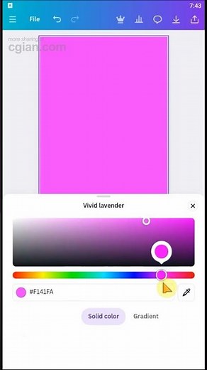 How to add background color in Canva mobile #canva #canvadesign #canva tutorial