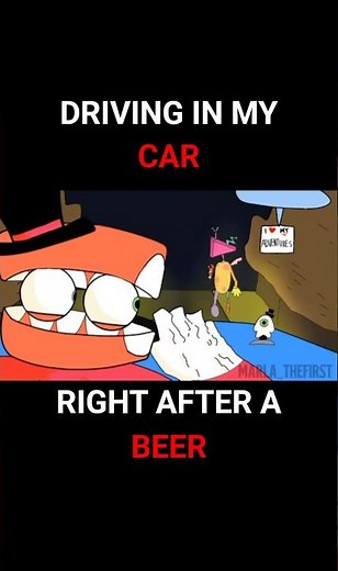 DRIVING IN MY CAR RIGHT AFTER A BEER (tadc) #song #animation #tadc #caine #zooble #trend #viral